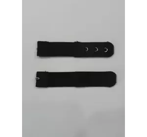 Застежка удлинитель для бюстгальтера на один крючок 01 (  чёрный  6 шт. )